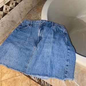 TopShop Jean Skirt